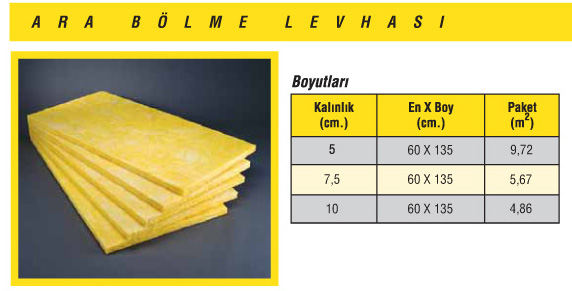 Ara Bölme Levhası