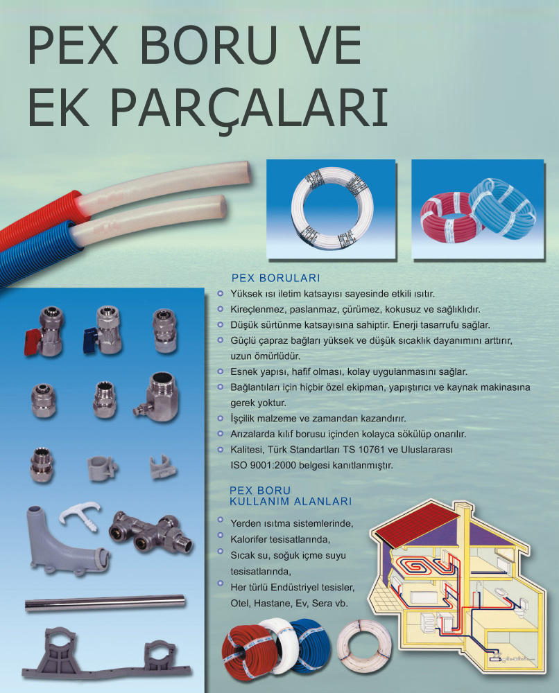 PEX Boru ve Ek Parçaları